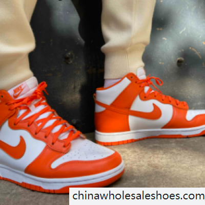 nike dunk high orange