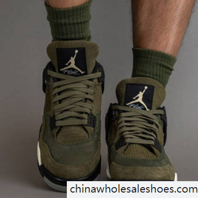 olive green jordans