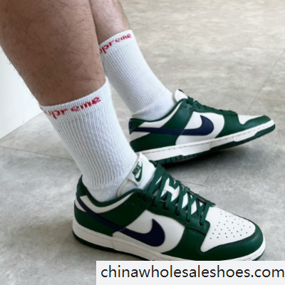 nike dunk low team green